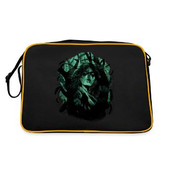Nature Forêt Chaman Chaman Amoureux de la nature - Sac Retro - noir/or - Dos