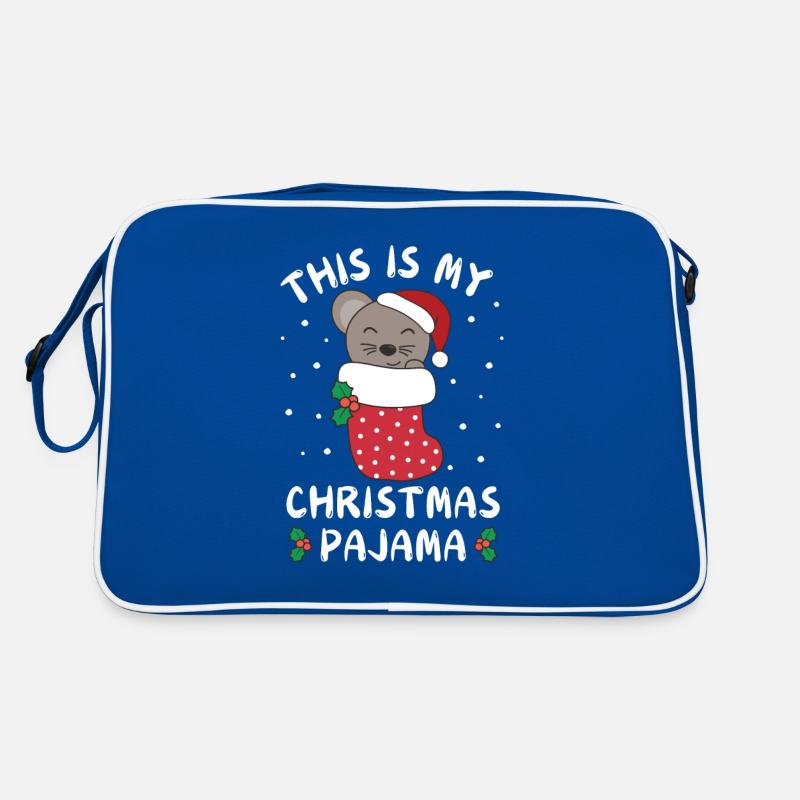 C’est mon pyjama de Noël, douce souris Sac Retro