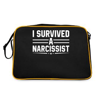 Drôle de divorce Divorcé Féministe J’ai - Sac Retro - noir/or - Dos