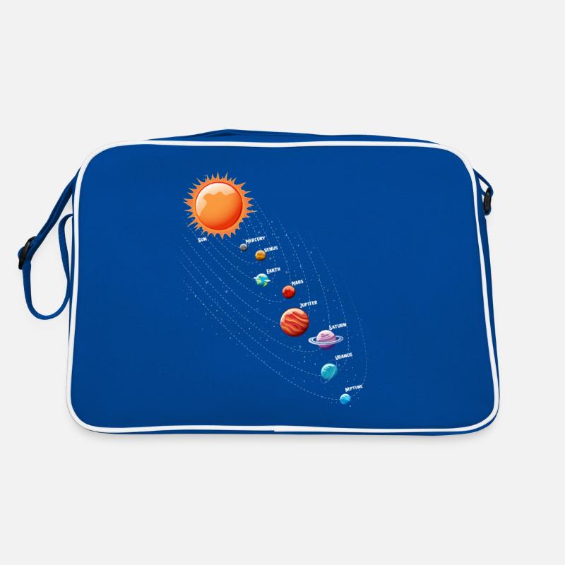 Solar System Pendulum Physics Planets Science Retro Bag