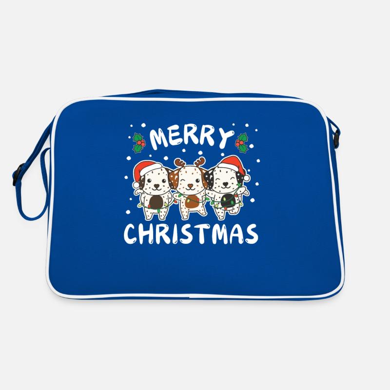 Joyeux Noël Doux Noël Dalmatien Sac Retro