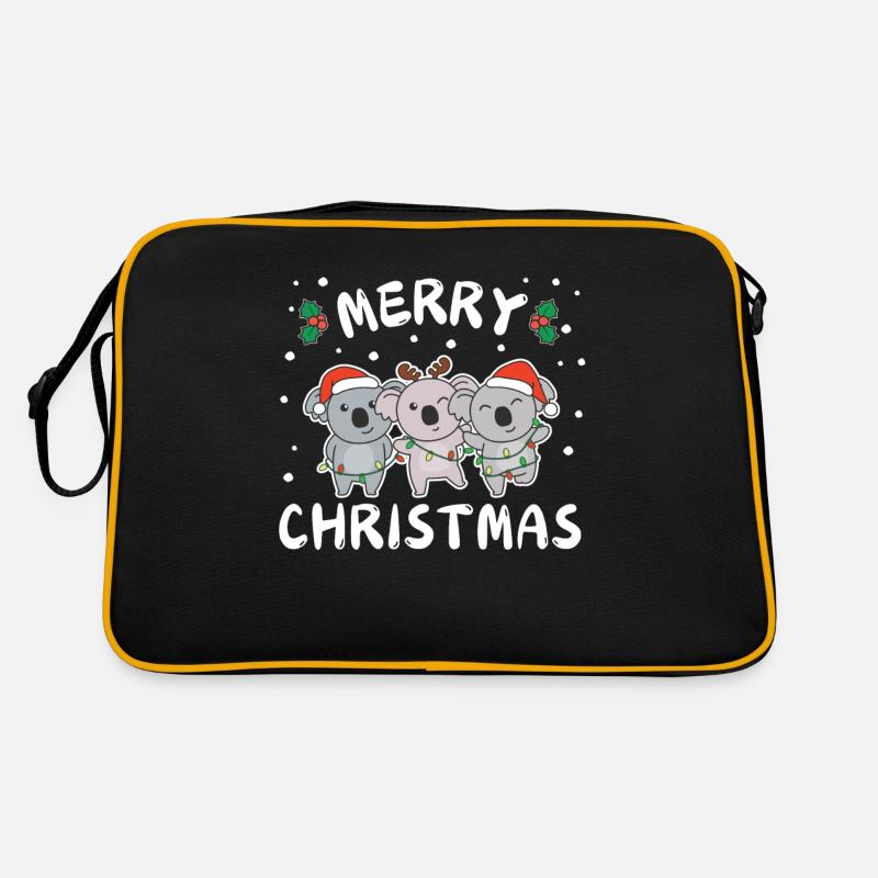 Merry Christmas Cute Koala Christmas Koalas Retro Bag