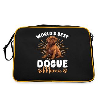 Dogue de Bordeaux Groovy Dogue Mom - Sac Retro - noir/or - Dos