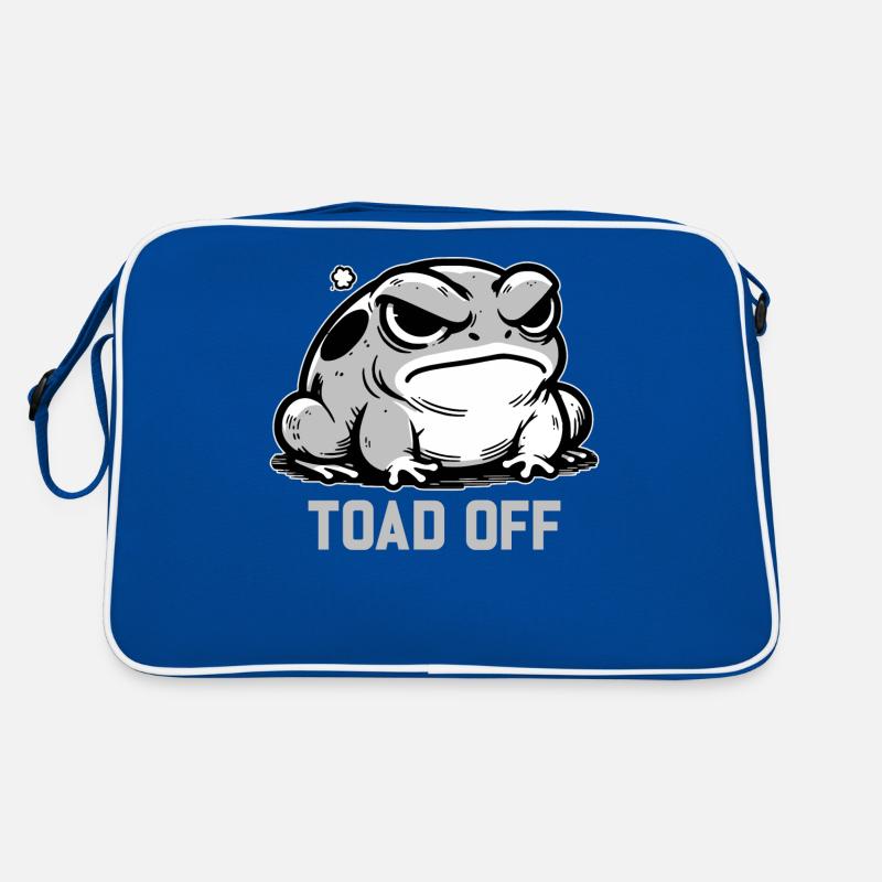 Vintage Frog Toad Meme Grumpy Frog Don't Toad Me Retro Bag