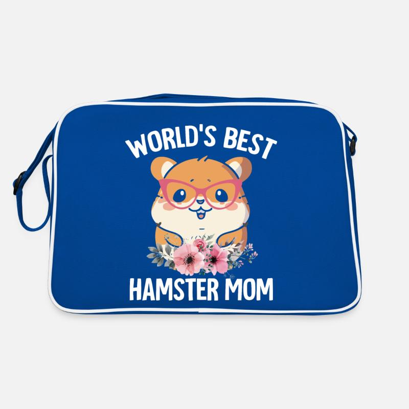 World's best hamster mom Hammy Retro Bag