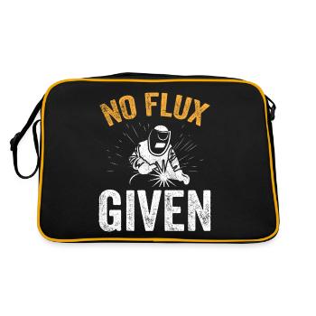 Coole einzigartige Schweißkunst | WIG- und MIG-Schweißgerät Schweißen - Retro Tasche - Schwarz/Gold - Hinten