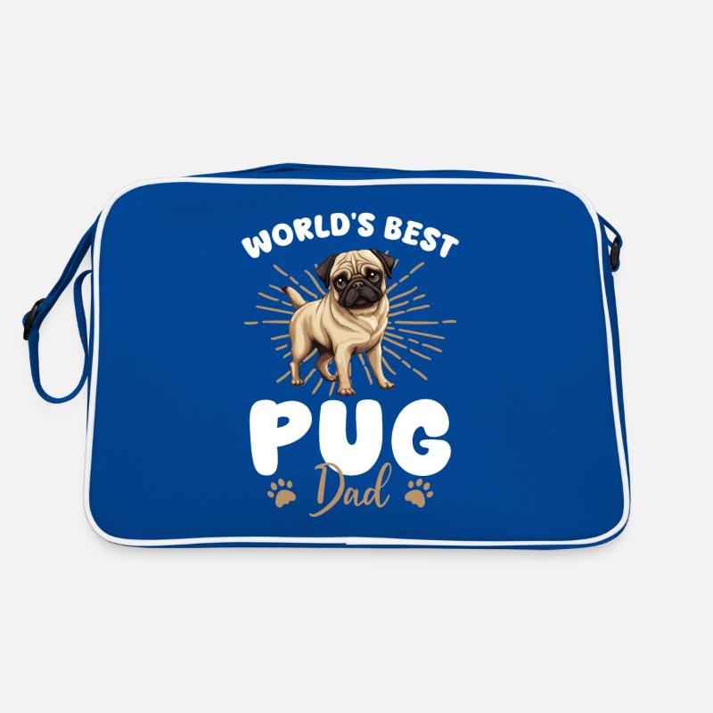 Mops Groovy Mops Dad Retro Tasche