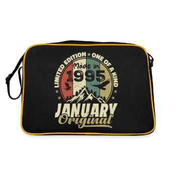 Birthday January 1995 - Original January 1995 - Retro Bag - black/gold - Back