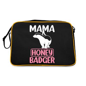 Maman Honey Badger - Sac Retro - noir/or - Dos