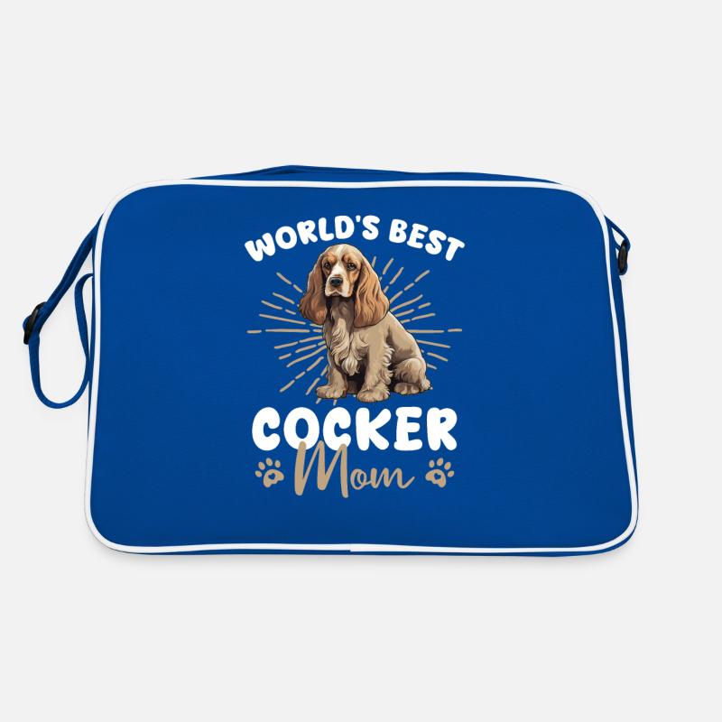 Cocker anglais Cocker Spaniel Groovy Cocker Mom Sac Retro