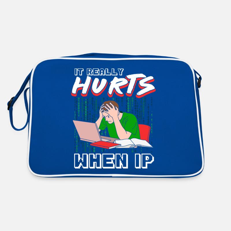 Lustiger Spruch "It Burns when i Pee"! Sac Retro