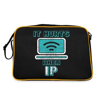 IT Geek, PC Accessories Storage Devices Evolution - Retro Bag - black/gold - Back