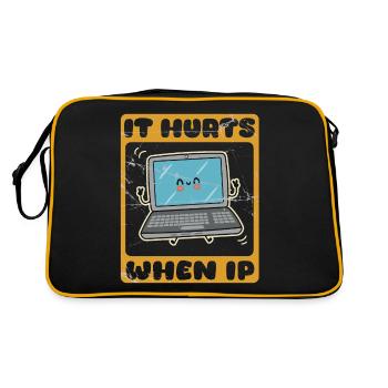 IT Geek, PC Accessories Storage Devices Evolution - Retro Bag - black/gold - Back
