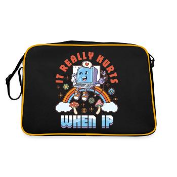 IT Geek, PC Accessories Storage Devices Evolution - Retro Bag - black/gold - Back