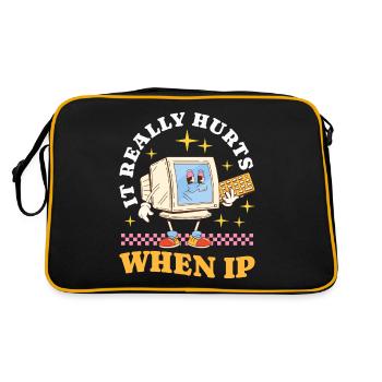 IT Geek, PC Accessories Storage Devices Evolution - Retro Bag - black/gold - Back