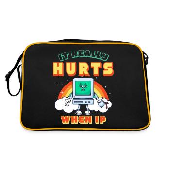 IT Geek, PC Accessories Storage Devices Evolution - Retro Bag - black/gold - Back