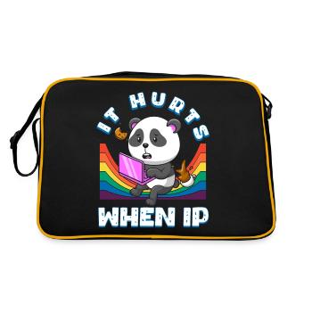IT Geek, PC Accessories Storage Devices Evolution - Retro Bag - black/gold - Back