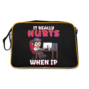 IT Geek, PC Accessories Storage Devices Evolution - Retro Bag - black/gold - Back