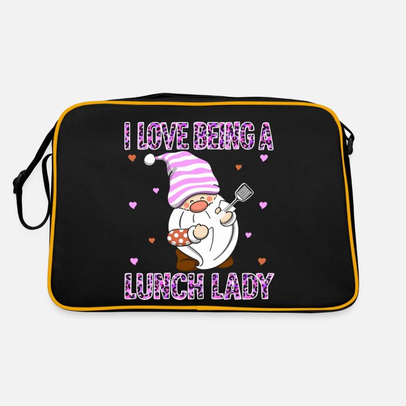I love being a canteen clerk Retro Bag