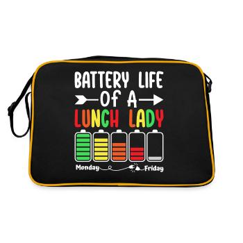 Autonomie de la batterie d’un employé dans le - Sac Retro - noir/or - Dos