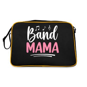 Groupe Mama Saxophone Mama Saxophoniste - Sac Retro - noir/or - Dos