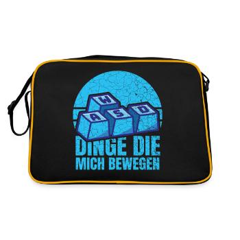 IT Geek, PC Accessories Storage Devices Evolution - Retro Bag - black/gold - Back