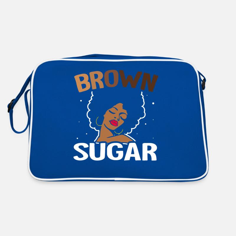 Brown Sugar Melanin Brown Skin Lips Black Retro Bag