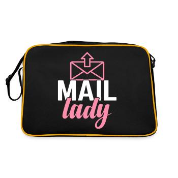 Postlady Postal Worker - Retro Bag - black/gold - Back
