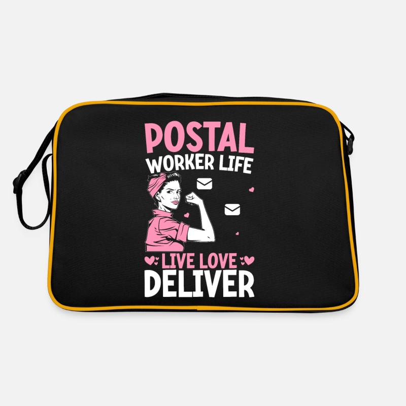 Postal workers deliver postal workers Retro Bag