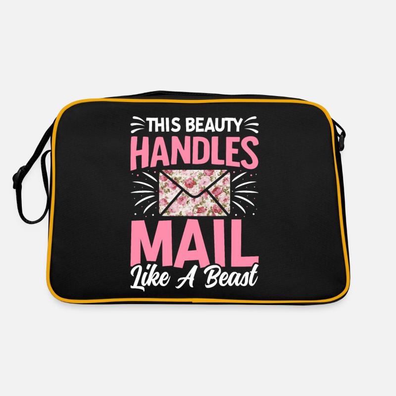 Service postal Postier Postier Beauté Sac Retro