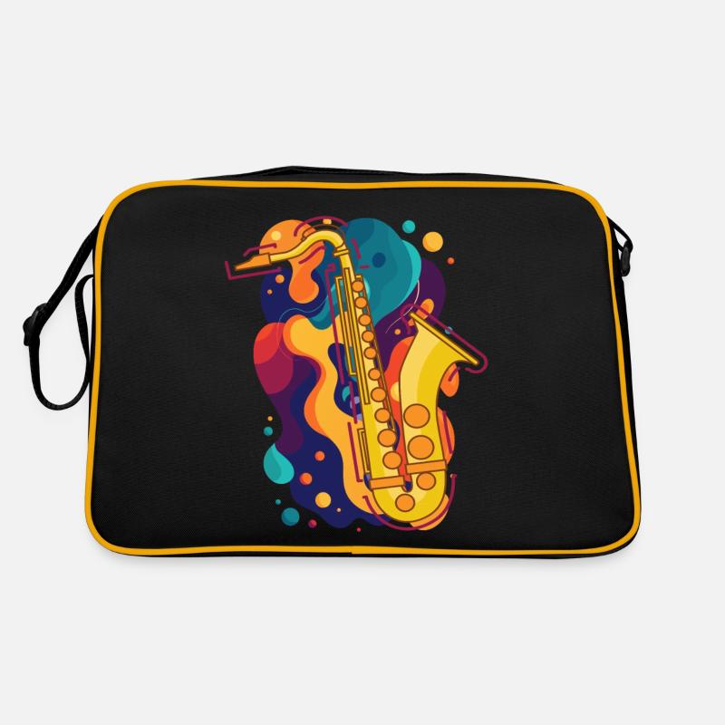 Music Celebrations: Saxophone Rock 'n' Roll Artists Retro Bag
