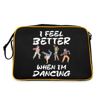Feel The Rhythm : la danse disco parfaite pour faire la fête - Sac Retro - noir/or - Dos