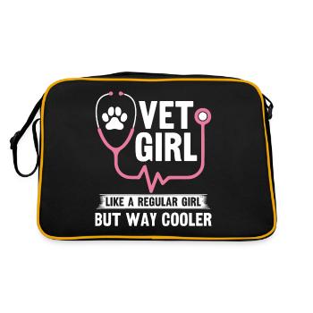 Technicien Vétérinaire Assistant Vétérinaire Manière Vétérinaire - Sac Retro - noir/or - Dos