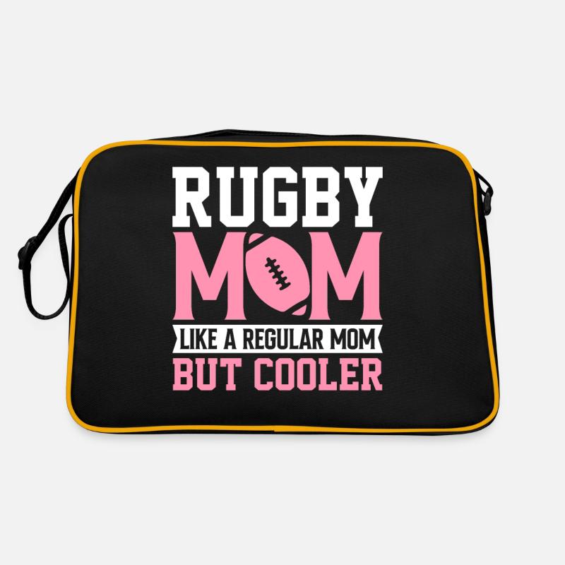 Une maman de rugby comme une maman normale, mais un rugby plus cool Sac Retro