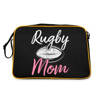 Rugby Mother Joueuse de rugby - Sac Retro - noir/or - Dos