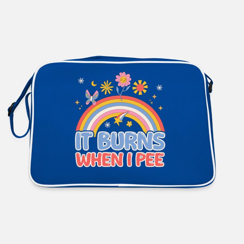 Drôle de dire « Ça brûle quand je fais » ! Sac Retro