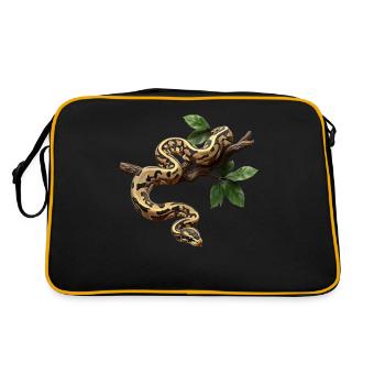 King Python Snakes Lover Terrarium Python - Retro Bag - black/gold - Back