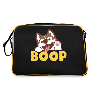 Furry Fandom Pumpkins Fursona Boop - Retro Bag - black/gold - Back