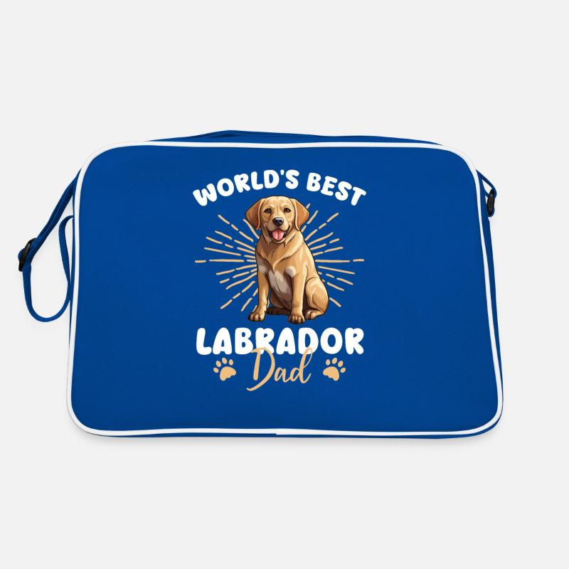Labrador Retriver Papa Labrador Groovy Sac Retro