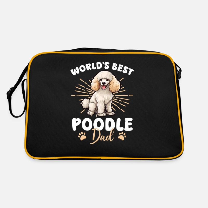 Caniche Chien Poddle Papa Sac Retro