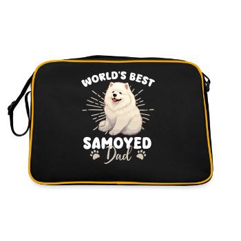 Samoyède Groovy Samoyède - Sac Retro - noir/or - Dos