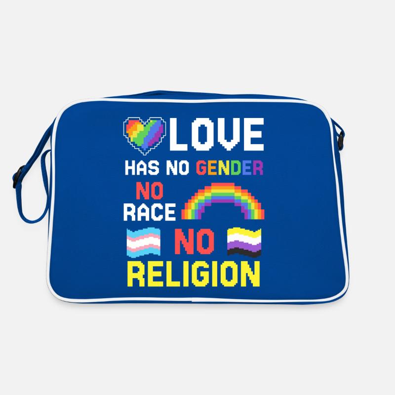 L’amour Une déclaration pour l’égalité Diversité Sac Retro