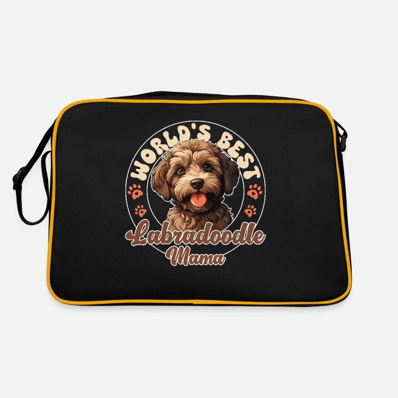 Labradoodle Groovy Labradoodle Mama Retro Tasche