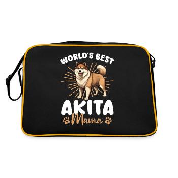 Akita Groovy Akita Mama - Retro Bag - black/gold - Back