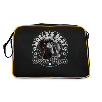 Great Dane Groovy Dane Mom - Retro Bag - black/gold - Back
