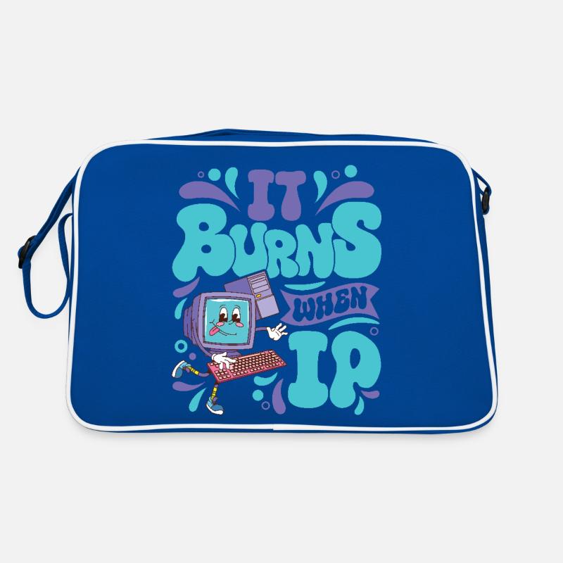 Drôle de dire « Ça brûle quand je fais » ! Sac Retro