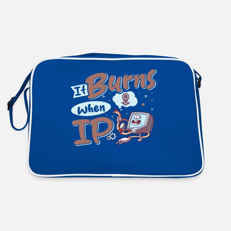 Drôle de dire « Ça brûle quand je fais » ! Sac Retro