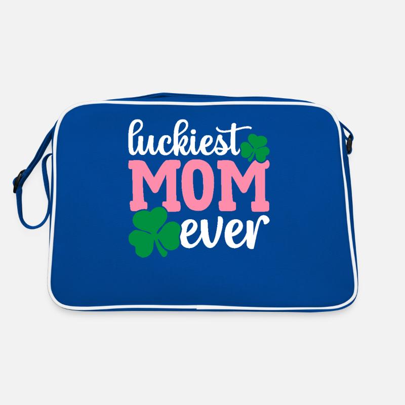 St. Patricks Day Irische Mutter Glücklichste Retro Tasche