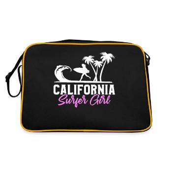 Surfeur de Californie Surfeur Surfeur - Sac Retro - noir/or - Dos