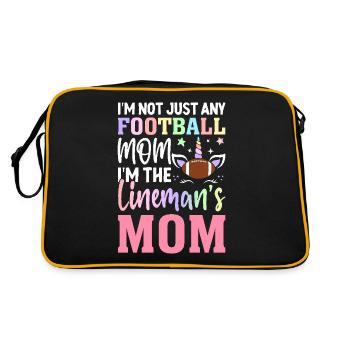 Not just any football mother, but the - Retro Bag - black/gold - Back